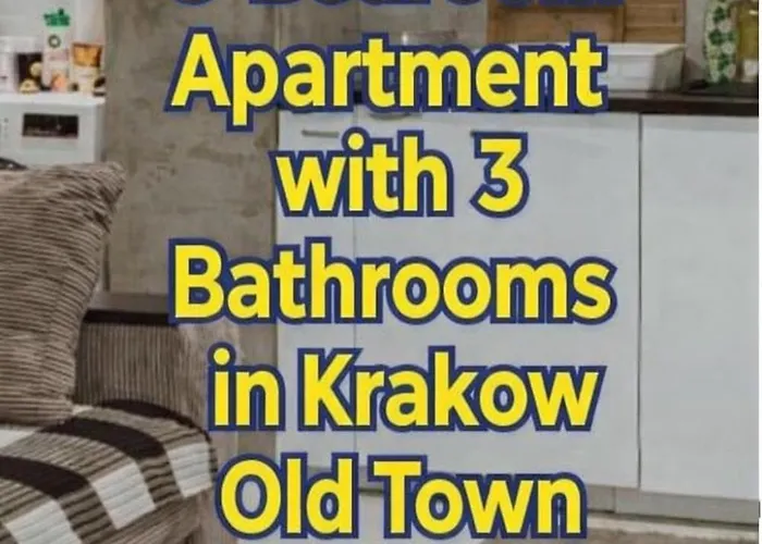 Grand Comfort 3 Bedroom, 3 Bathroom, Ground Floor&fresh Air Lejlighed Kraków